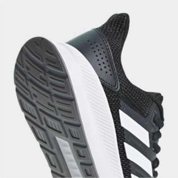 ADIDAS | NEW RunFalcon 3.0 Black and White Running Shoes Women’s Size 7.5 Wide - Picture 2 of 9